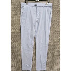 Greyson Pants Mens Size 34x34 5-Pockets Golf Performance Stretch Sky Blue *Flaws